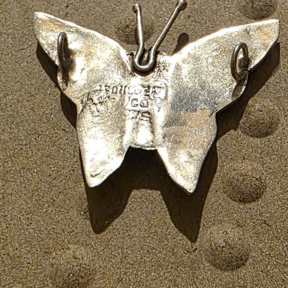 Vintage Sterling 925 Silver & Abalone Pendant 1950/60s Taxco Mexico - Picture 2 of 4